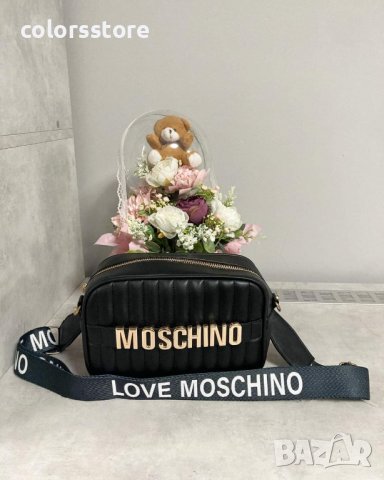 Черна чанта/реплика  Moschino , снимка 3 - Чанти - 39283928