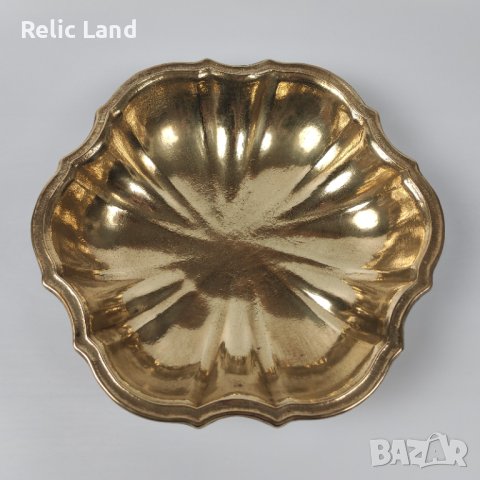 Фруктиера месинг, снимка 2 - Антикварни и старинни предмети - 43536726