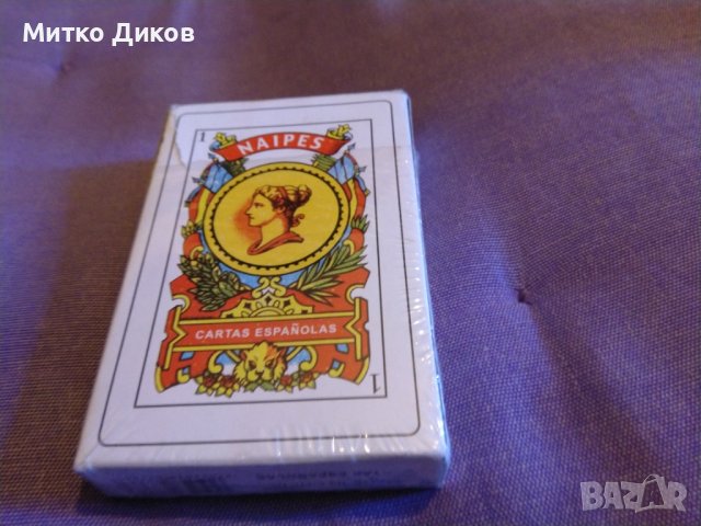 Naipes cartas espanolas нови Испански маркови карти пластик 52+2 Таро карти, снимка 2 - Карти за игра - 43762933