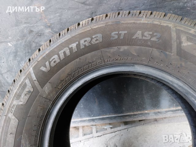 1бр.всесезонна HANKOOK 225/70/15C 112S DOT 2121, снимка 6 - Гуми и джанти - 38084219