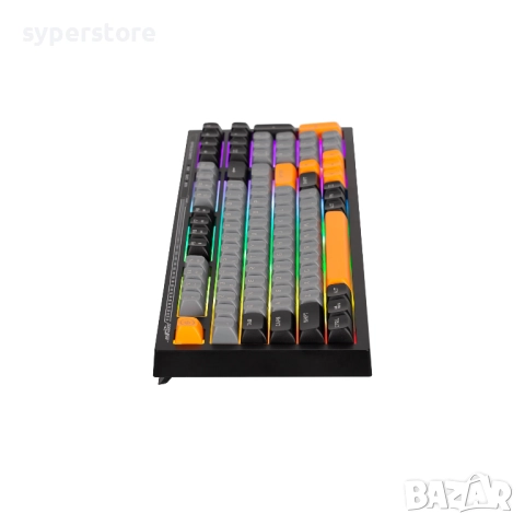 ⌨️ Клавиатура USB Геймърска - Marvo K638B MM, Soldat S50B, Rainbow , RGB, светеща, снимка 3 - Клавиатури и мишки - 51496060