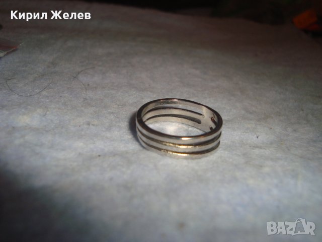 Много красив ажурен меден АРТ ПРЪСТЕН с БЯЛА ПОЗЛАТА 27735, снимка 13 - Пръстени - 37513739