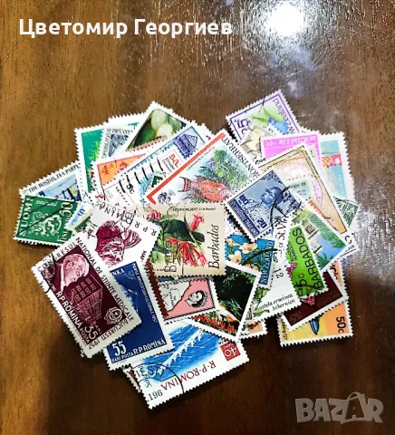 Марки 100 бр. К.1-4