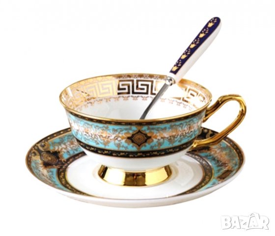 Луксозни чаши костен порцелан за чай и кафе в кутия за подарък, снимка 16 - Подаръци за жени - 36698014