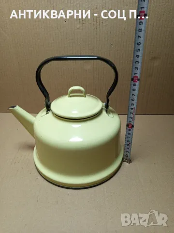 Соц Стар Емайлиран Български Чайник., снимка 14 - Антикварни и старинни предмети - 49577322