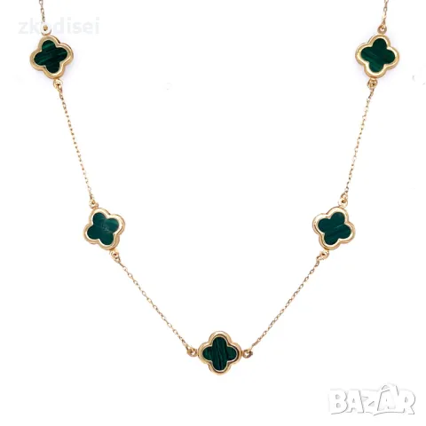 Златно колие с медальон Cleef 6,35гр. 22см. 14кр. проба:585 модел:512-3