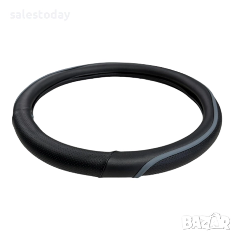 Калъф за волан с щампована и гладка еко кожа, 38см, 3 цвята, снимка 7 - Аксесоари и консумативи - 52221422