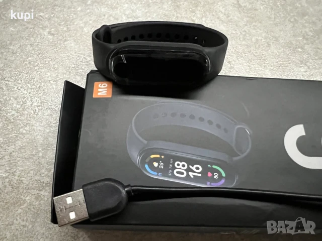 Смарт Фитнес Гривна M6, с Bluetooth, за Android, IOS