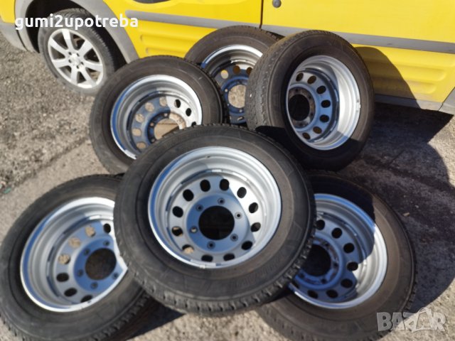 16 джанти 6х180 FORD Trasit 6J et109.5 Bridgestone 195/75/16 2018г, снимка 6 - Гуми и джанти - 39989629