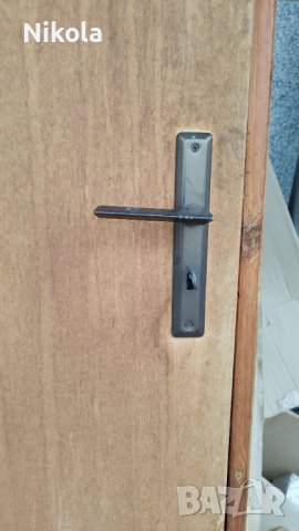 Врата фазерна с каса обикновенна брава и дръжки 200/81см, снимка 14 - Дограми - 43614883