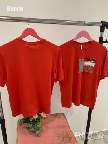 Коледна тениска на Only, снимка 5 - Тениски - 42986933