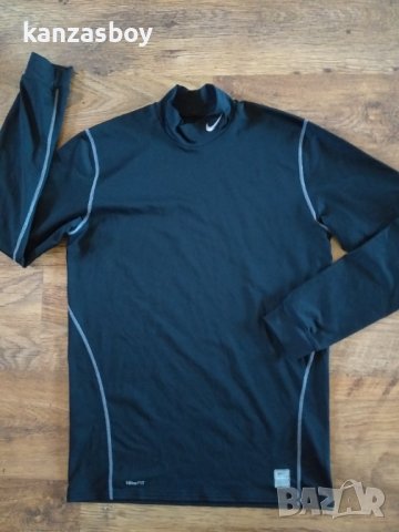 Nike Pro Men's Tight Fit Long-Sleeve Top - страхотна фитнес блуза ДЕБЕЛА И ПЛЪТНА , снимка 5 - Спортни дрехи, екипи - 43078170