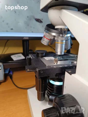 ТЕСТВАН ПРОФЕСИОНАЛЕН тринокулярен микроскоп с увеличение 40X-5000X, лабораторен клас..., снимка 15 - Медицинска апаратура - 50577200
