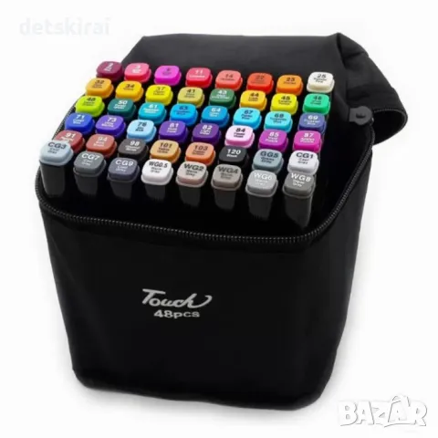 Комплект 48Touch маркера двувърхи, снимка 2 - Рисуване и оцветяване - 49371292