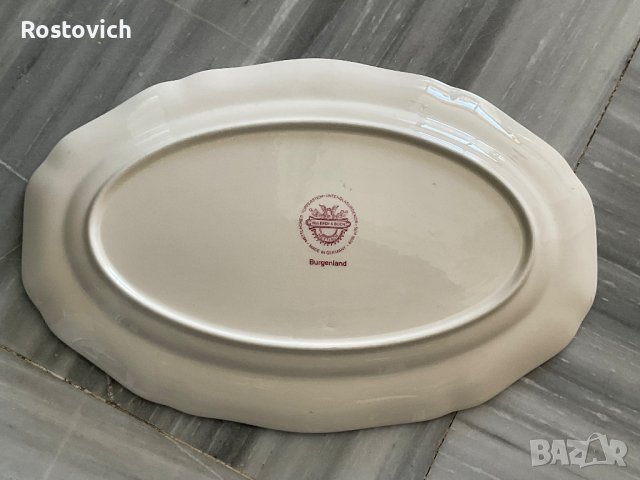  Винтидж VILLEROY & BOCH чиния за сервиране., снимка 2 - Антикварни и старинни предмети - 43671038
