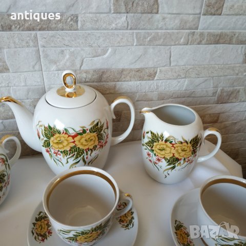 Сервиз за чай - 16 части - Полтавский фарфоровый завод - Сделано в СССР, снимка 7 - Сервизи - 39909174