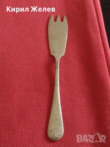 Стара вилица за десерт Английски стил с печат E.P.N.S. за КОЛЕКЦИОНЕРИ 42226, снимка 4 - Други ценни предмети - 43832881