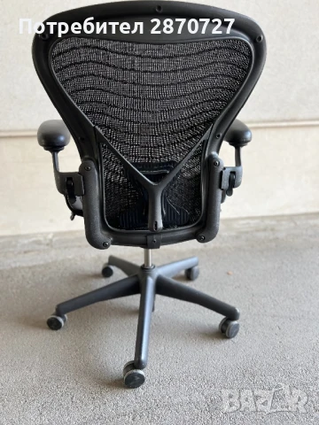 Herman Miller Aeron Classic, снимка 6 - Столове - 49595016
