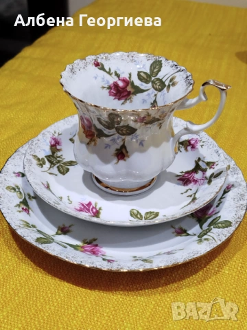 Порцеланов сервиз за кафе 🍵🌹🍵🌹„CHODZIEZ “POLAND, снимка 3 - Сервизи - 53425116