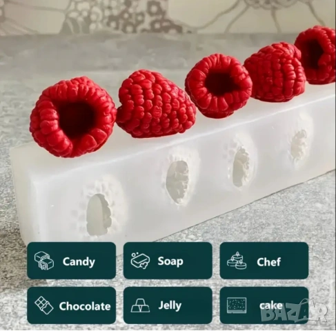 Молд малини, снимка 3 - Форми - 53521479