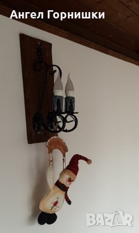 Двойна лампа за стена, снимка 6 - Лампи за стена - 32857865