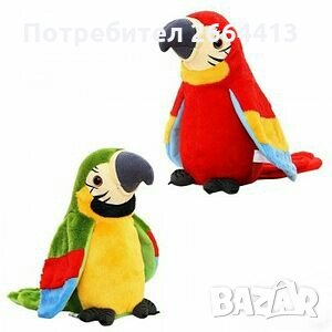 Говорещ папагал играчка, снимка 3 - Музикални играчки - 33351630
