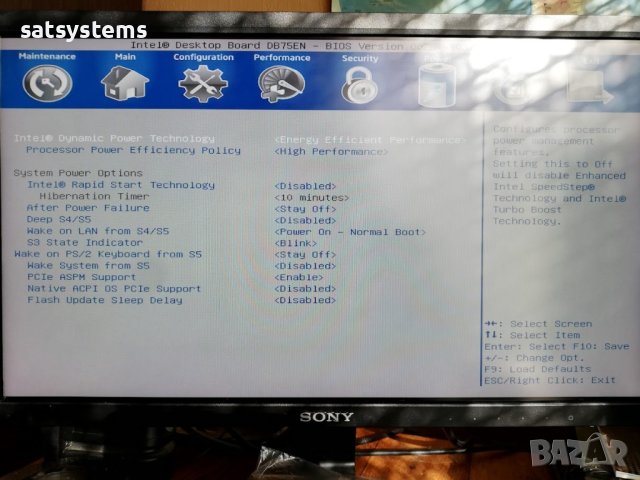 Дънна платка Intel Desktop Board DB75EN Socket LGA1155, снимка 13 - Дънни платки - 43453747