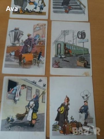 картички/пощенски/стари/серия/колекция/руски/Разсеяния от улица басейна, снимка 4 - Колекции - 27618429