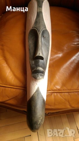 Африканска маска Фанг от Габон, снимка 4 - Колекции - 32464031