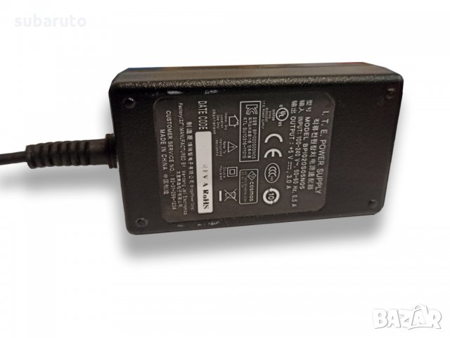 Високо качествен адаптер от 220V на 5V 3A Импулсно захранване зарядно с букса 5.5mm , снимка 3 - Кабели и адаптери - 27560281