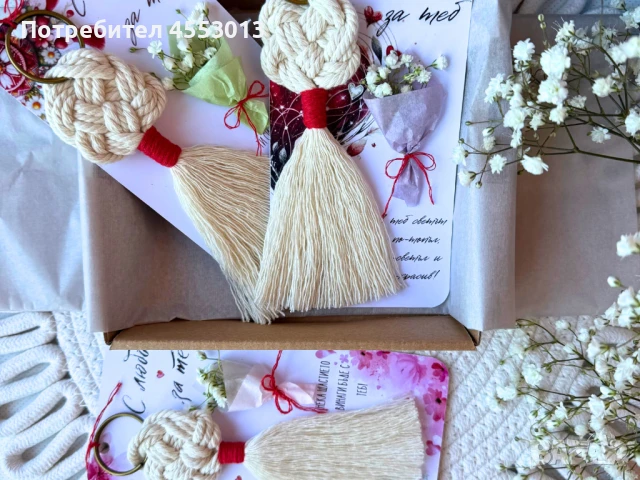 Ключодържател Ръчна Изработка Плетен Забавен Подарък , снимка 4 - Други - 51238728