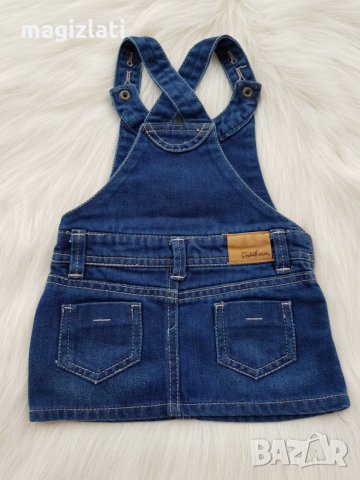 Дънков сукман 0-3 месеца, снимка 3 - Бебешки рокли - 28197692