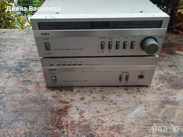 AIWA Micro System. P30-Power Amplifier,  R30-Tuner., снимка 3 - Ресийвъри, усилватели, смесителни пултове - 52581087