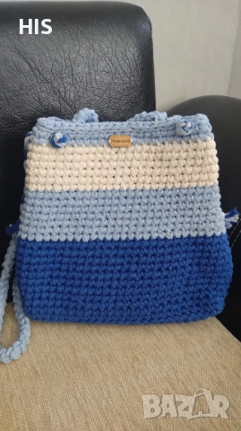 Дамски плетени чанти, ръчно изработени, модерна визия, снимка 5 - Чанти - 34899131