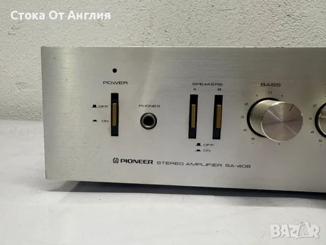 Усилвател - Pioneer SA-408, снимка 2 - Ресийвъри, усилватели, смесителни пултове - 49999413