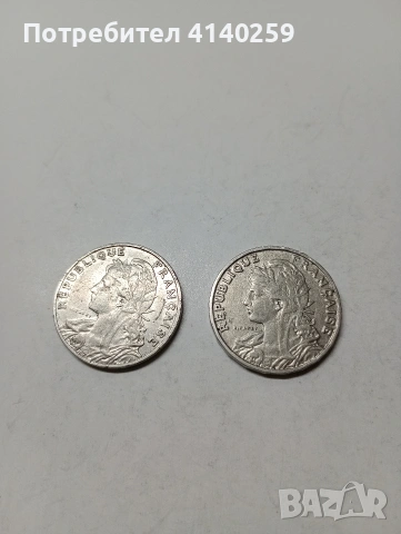 ФРАНЦИЯ МОНЕТИ 25 САНТИМА 1903-1904 Г , снимка 4 - Нумизматика и бонистика - 53253503