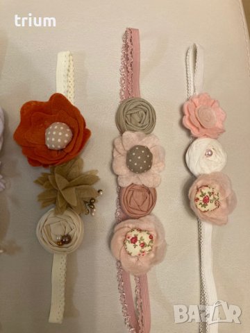 Красиви диадеми и ленти за коса , снимка 8 - Шноли, диадеми, ленти - 40108757