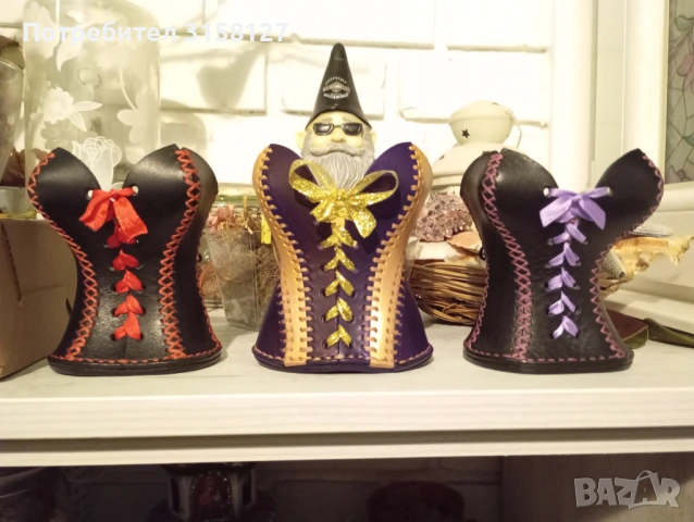 Луксозен моливник от естествена кожа