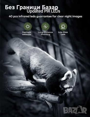 Нова Водоустойчива Камера за диви животни 4K 36MP HD Открито лов наблюдение, снимка 5 - Други - 43022852