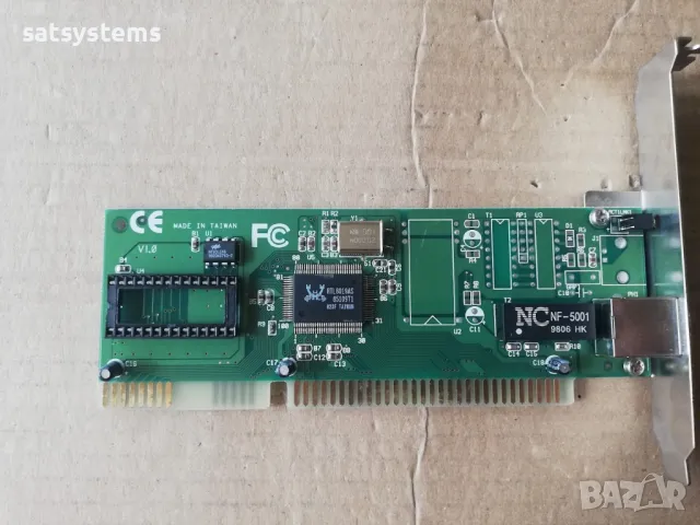 Repotec RP-1622T Network Ethernet Controller Card 16-Bit ISA