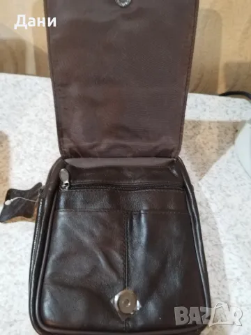 Нова мъжка кожена чанта. , снимка 2 - Чанти - 50086474