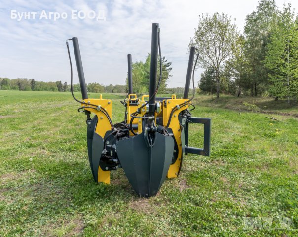 Машина за вадене и местене на дървета