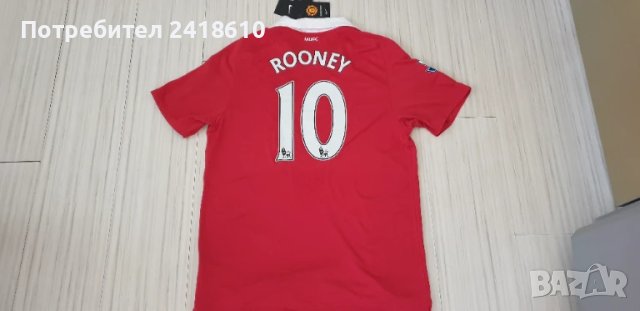 Nike Dri - Fit Man United Rooney # 10 Mens Size L НОВО! ОРИГИНАЛ! Мъжка Тениска!, снимка 11 - Тениски - 51179193