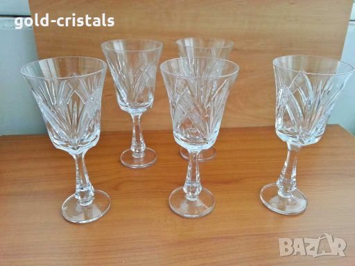 кристални чаши , снимка 1 - Антикварни и старинни предмети - 28429180