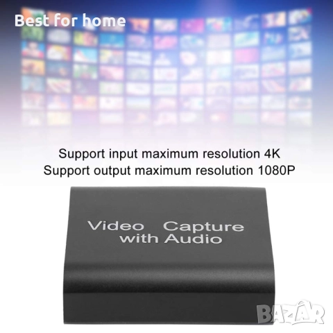 CH9YR5NDCDOROOBA Аудио и видео грабер, карта за заснемане, снимка 4 - Друга електроника - 52277992