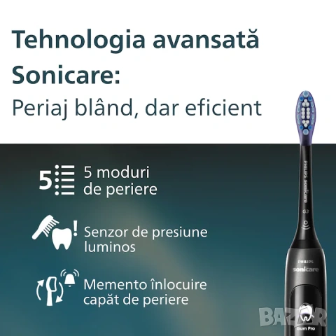 Електрическа четка за зъби Philips Sonicare Advanced Clean НОВА, снимка 10 - Други - 53307058