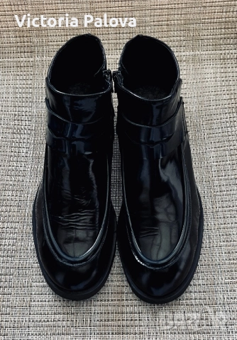 Елегантни кожени боти EMOZIONI  - италиански дизайн, снимка 13 - Дамски боти - 52879214