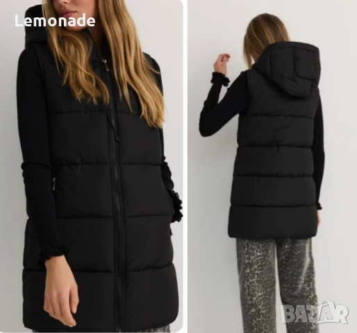 Нов ватиран и капитониран елек Зара, всички размери