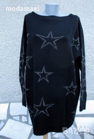 4XL Нов черен пуловер Yessica , снимка 1