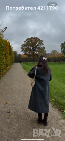 Сиво зимно палто Zara, снимка 2 - Палта, манта - 52775058